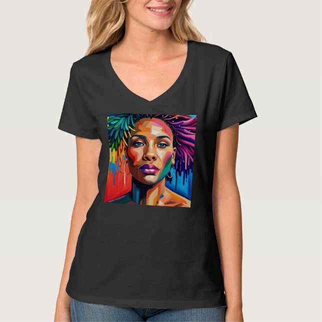 Camiseta Trabalho de arte LGBTQ+ (Frente)