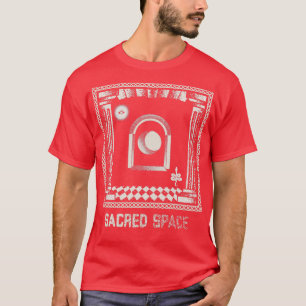 Camiseta Trabalho de arte oculto do espaço sagrado e símbol