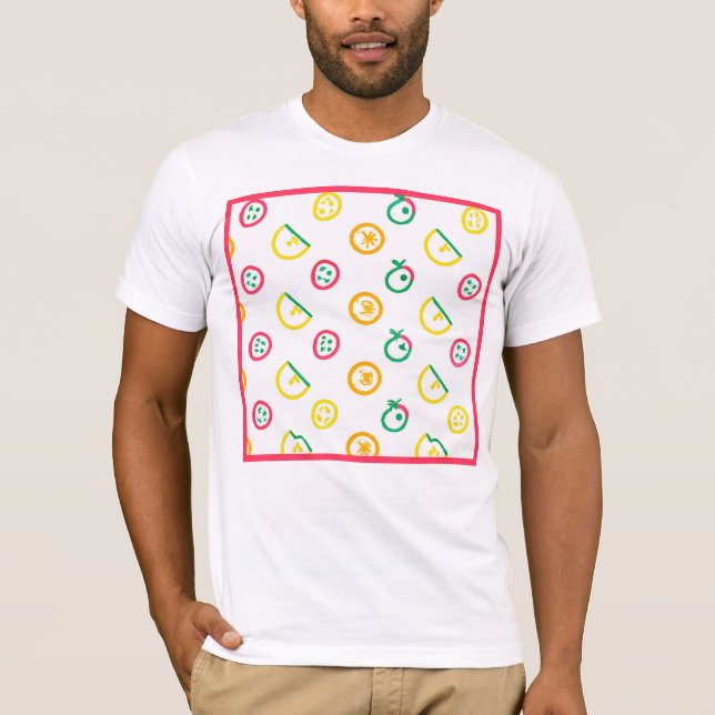 Camiseta Trabalho de arte Padrões bonito. Comprar Agora (Frente)