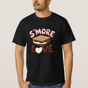 Camiseta Trabalho de arte para ventiladores do S'mores, ret