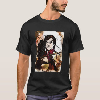 Camiseta Trabalho de arte Personalizada HERO do Livro de BD