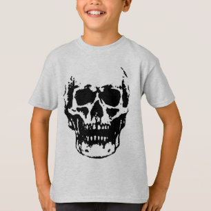 Camiseta Trabalho de arte Pop branco preto