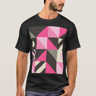 Camiseta Trabalho de arte Scandinavo Geométrico Simples