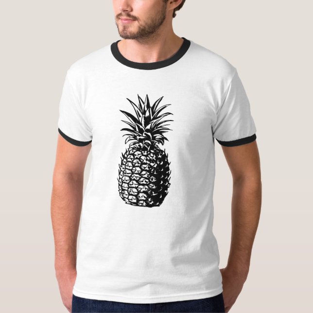 Camiseta Trabalho de arte simples PINEAPPLE (Frente)