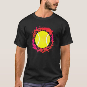 Camiseta Trabalho de arte Tênis artístico alegre