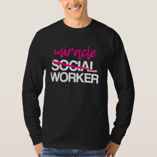 Camiseta Trabalho de Assistente Social LCSW MSW Mestrado Gr