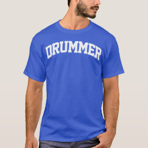 Camiseta Trabalho de baterista Varsity Arch menino