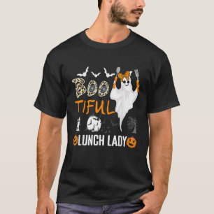 Camiseta Trabalho de Café da Escola de Halloween, Almoço do