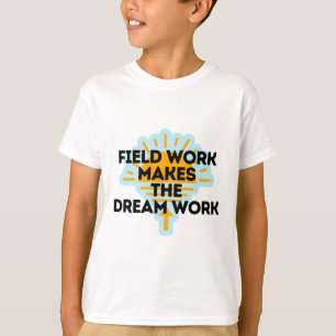 Camiseta trabalho de campo biólogo