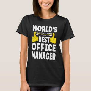 Camiseta Trabalho de Cargo do Melhor Escritório do Mundo
