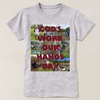 Camiseta Trabalho de Deus Nossas Mãos