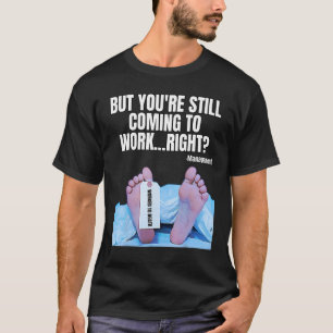 Camiseta Trabalho de Empregado e Carreira do Office Humor M
