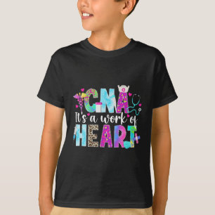 Camiseta Trabalho De Enfermagem Certificada Por Coração, Is