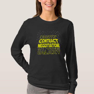Camiseta Trabalho de Galáxia Legal do Negociador de Contrat