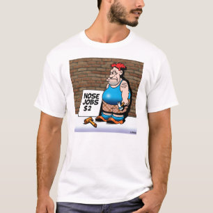 Camiseta trabalho de nariz