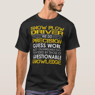Camiseta Trabalho de Precisão do Driver de Fluxo de Neve