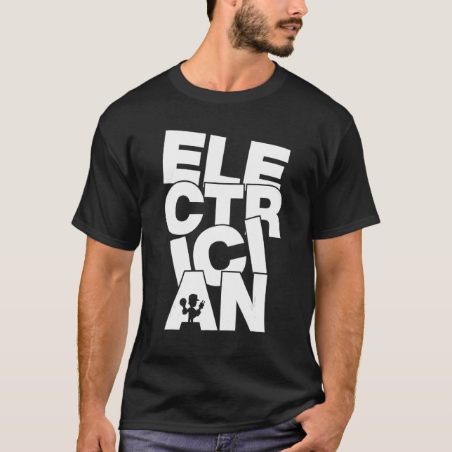 Camiseta Trabalho de Profissão - Eletrônico (Frente)