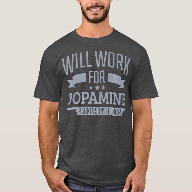 Camiseta Trabalho De Sensibilização Para A Dopamina Por Doe (Frente)