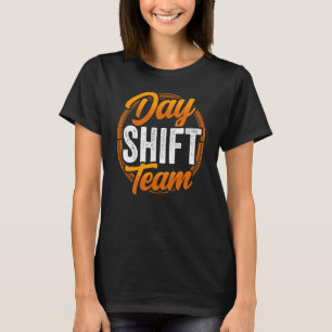 Camiseta Trabalho de Trabalho da Equipe de Desvio de Dia Tr
