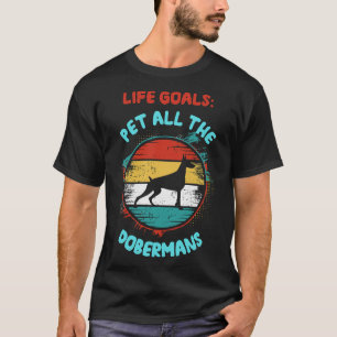 Camiseta Trabalho De Vida Pet Todos Os Dobermans