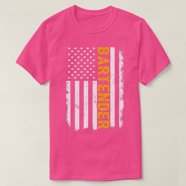 Camiseta Trabalho do Bartender (Frente do Design)