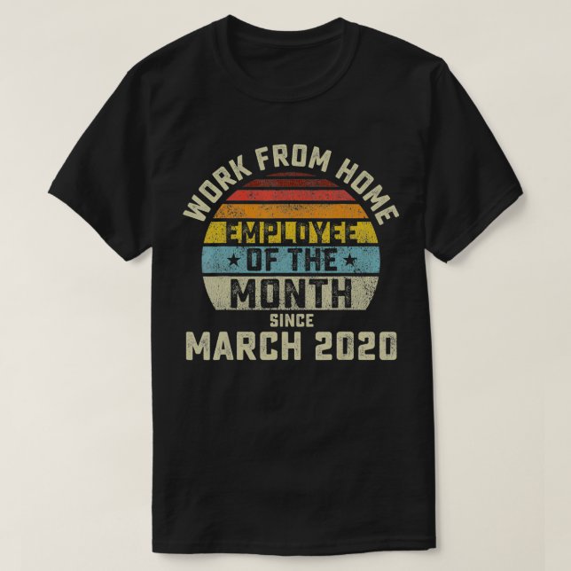Camiseta Trabalho do Funcionário Doméstico do presente Mês (Frente do Design)