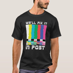 Camiseta Trabalho do Videógrafo da Câmera Cameraman Vamos c