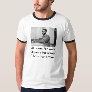 Camiseta Trabalho e fé de Selassie