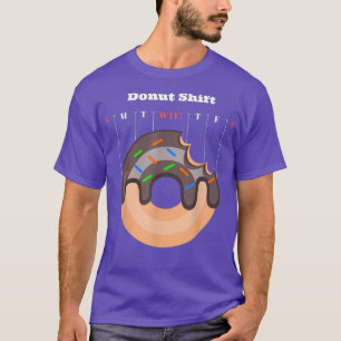 Camiseta Trabalho Engraçado de Desvio de rosquinha