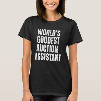 Camiseta Trabalho Engraçado do Assistente de Leilões Mais G