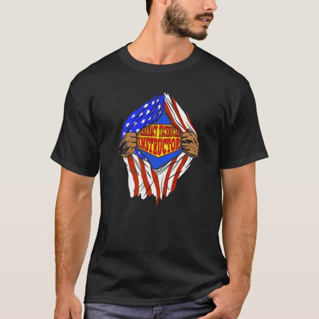 Camiseta Trabalho Herdeiro de Instrutor do Super Pharmacy T (Frente)
