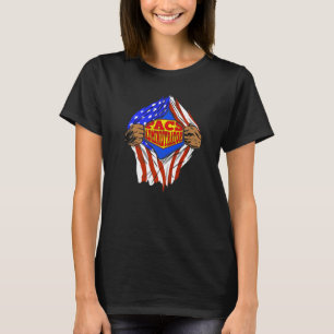 Camiseta Trabalho Herói do Administrador do Super Pacs
