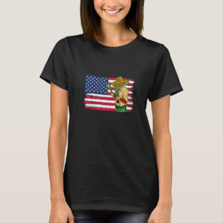 Camiseta Trabalho No Jardim Jardinagem Paisagismo Patriótic