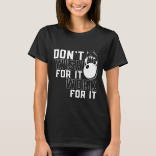 Camiseta Trabalho Para Ti Pesando Traço De Malhação De Giro