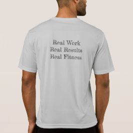 Camiseta Trabalho Real RFM. Resultados reais. Malhação real