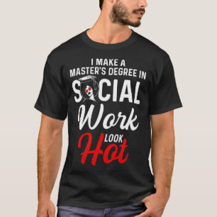 Camiseta Trabalho Social da Rainha Negra MSW Parece Mestrad