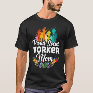 Camiseta Trabalho Social Escolar Mãos Flores Meses Orgulhos
