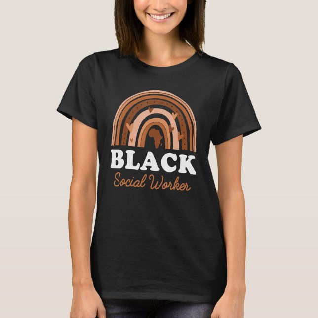 Camiseta Trabalho Social Melanin Rainbow Bs (Frente)