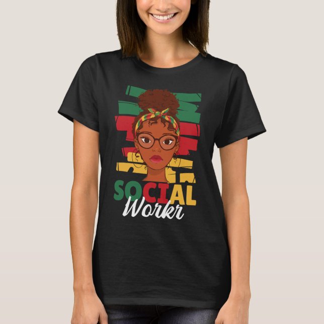 Camiseta Trabalho Social Mês de História Negra (Frente)