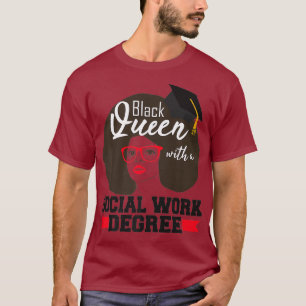 Camiseta Trabalho Social Trabalho da Rainha Negra Trabalhad