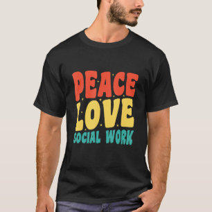 Camiseta Trabalho Social Valoriza Paz Ama Trabalho Social