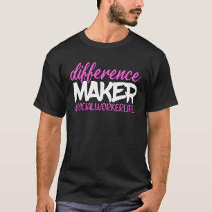 Camiseta Trabalho Social Vida do Trabalhador Social Criador