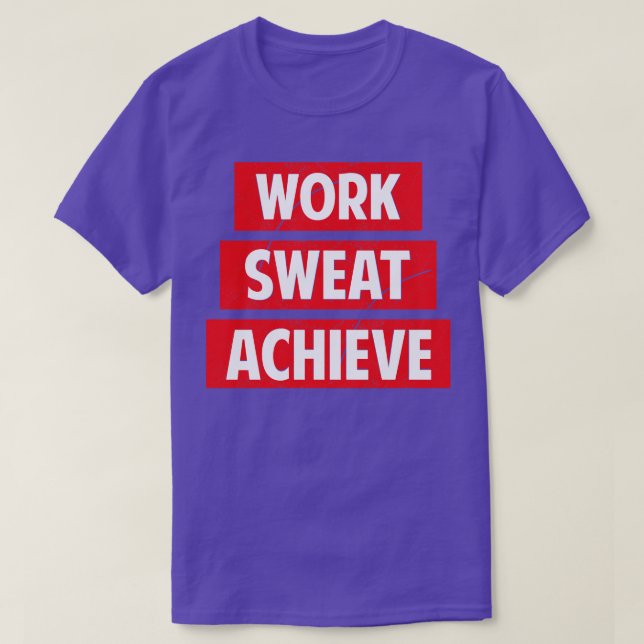 Camiseta Trabalho Suor Achieve (Frente do Design)