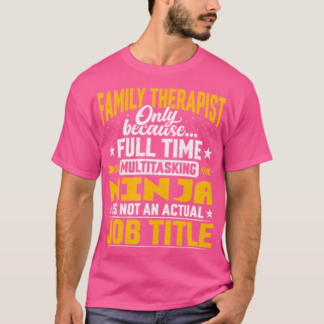 Camiseta Trabalho Terapêutico Familiar Título - Terapêutica (Frente)