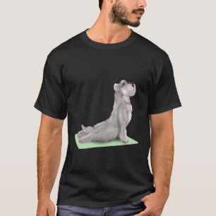 Camiseta Trabalho Zen De Meditação De Dose De Cachorro Alem