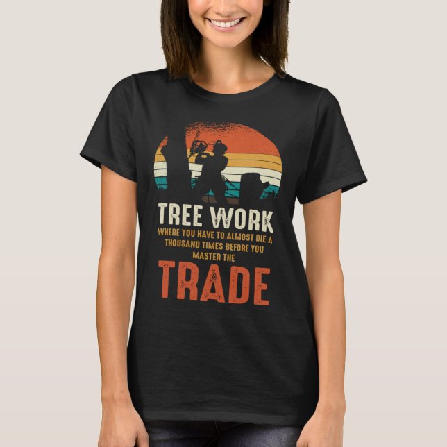 Camiseta Trabalhos com Árvores 1 (Frente)