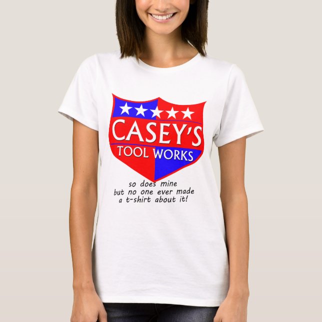 Camiseta Trabalhos da ferramenta de Casey! (Frente)