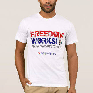 Camiseta Trabalhos da liberdade! Hora de votar. T-shirt