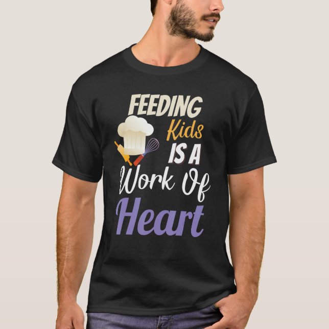 Camiseta Trabalhos De Almofada De Almoço, Trabalhadora De C (Frente)