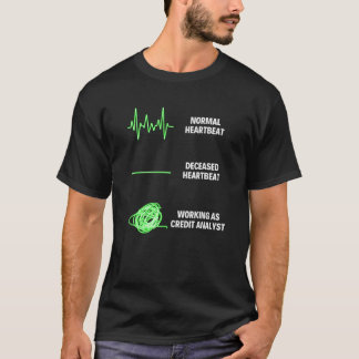 Camiseta Trabalhos de Analista de Crédito do Credit Analyst